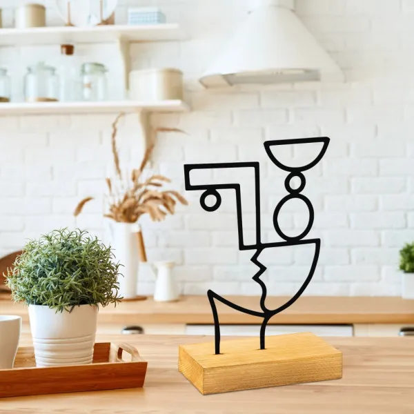 Dekoratívny predmet Cubik - Black