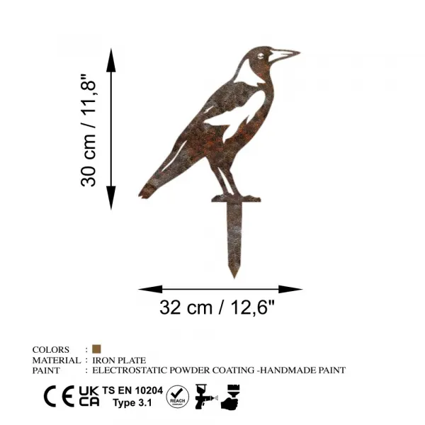 Záhradná dekorácia Bird -A 02