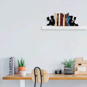 Metal Bookend Kitap tutucu 10 - Black