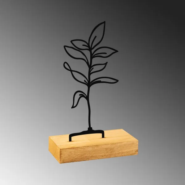 Dekoratívny predmet Sapling - Black