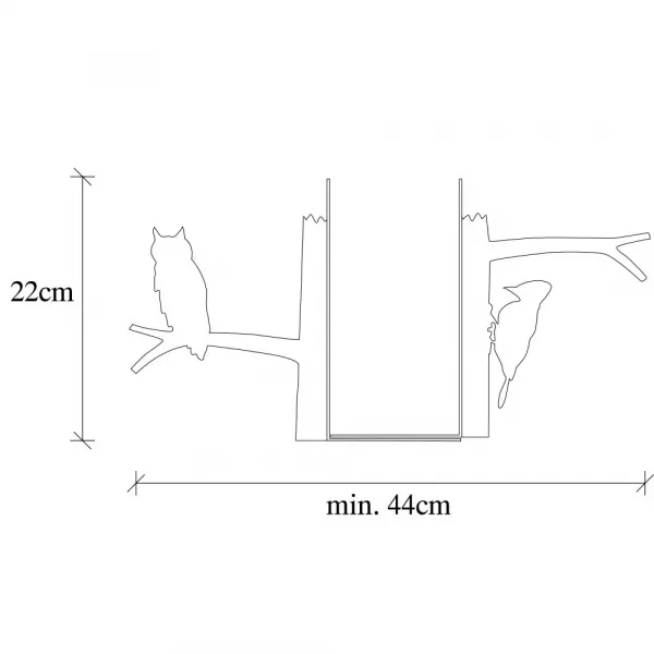 Metal Bookend Kitap tutucu 6 - Black