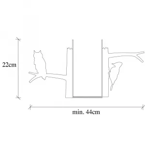 Metal Bookend Kitap tutucu 6 - Black