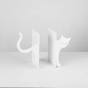 Metal Bookend Kitap tutucu 5 - White