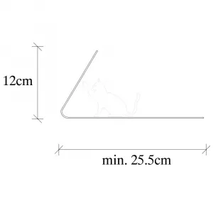 Metal Bookend Kitap tutucu 20 - Black