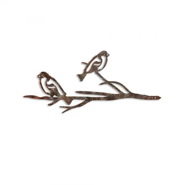 Záhradná dekorácia Bird On The Branch 08 - Brown