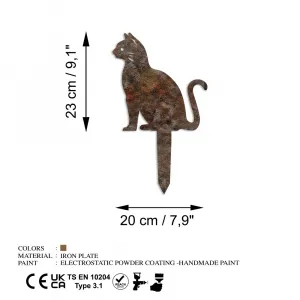 Záhradná dekorácia Cat -A 02