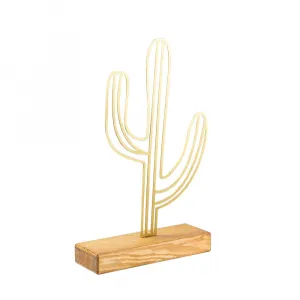 Dekoratívny predmet Cactus - Gold