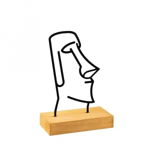 Dekoratívny predmet Moai - Black