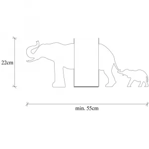 Metal Bookend Kitap tutucu 1 - White