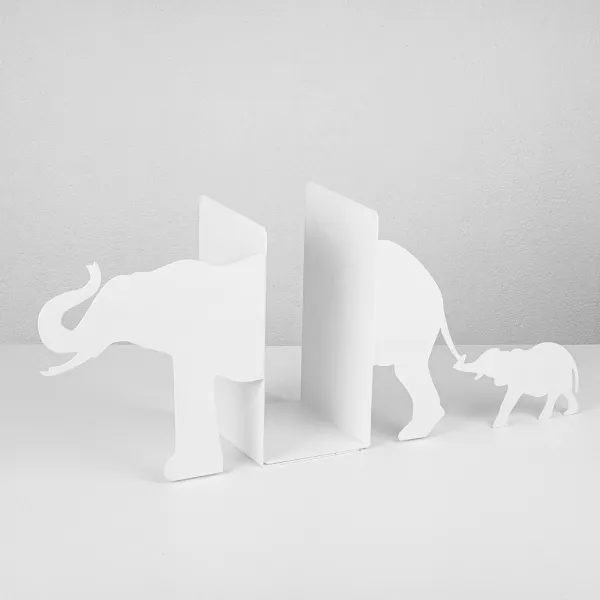 Metal Bookend Kitap tutucu 1 - White