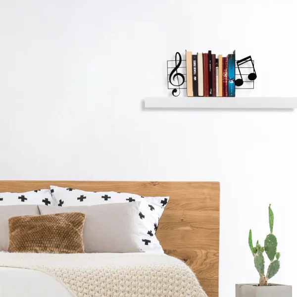 Metal Bookend Kitap tutucu 18 - Black