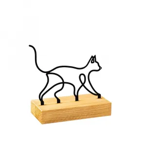 Dekoratívny predmet Meow - Black