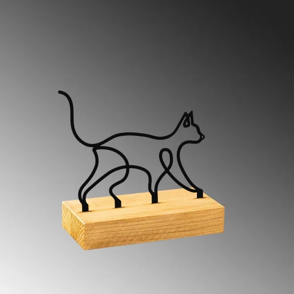 Dekoratívny predmet Meow - Black
