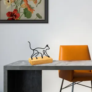 Dekoratívny predmet Meow - Black