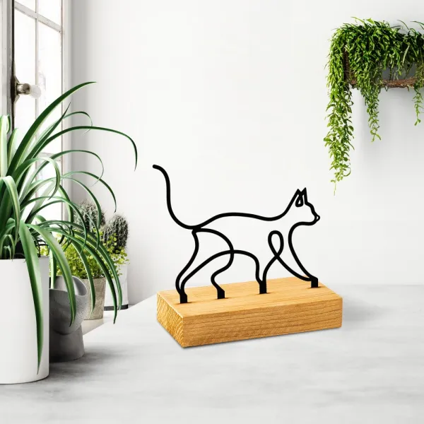 Dekoratívny predmet Meow - Black