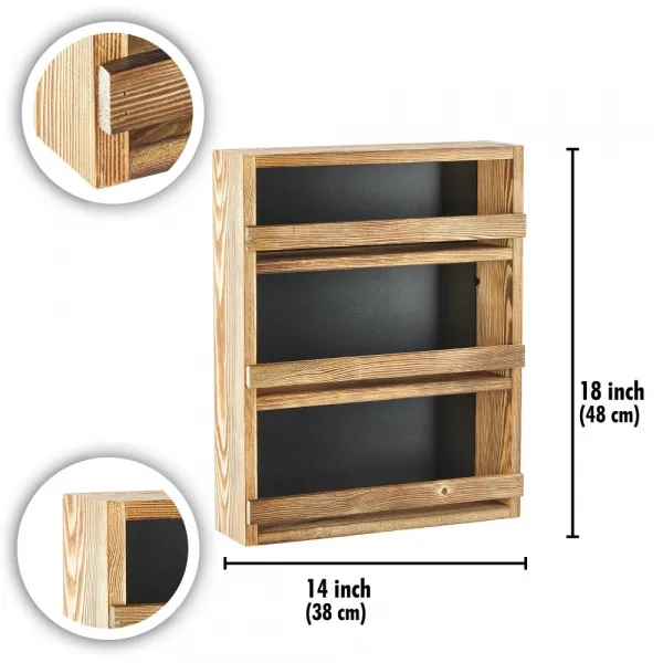 Wooden Shelf Big Three Layer Shelf