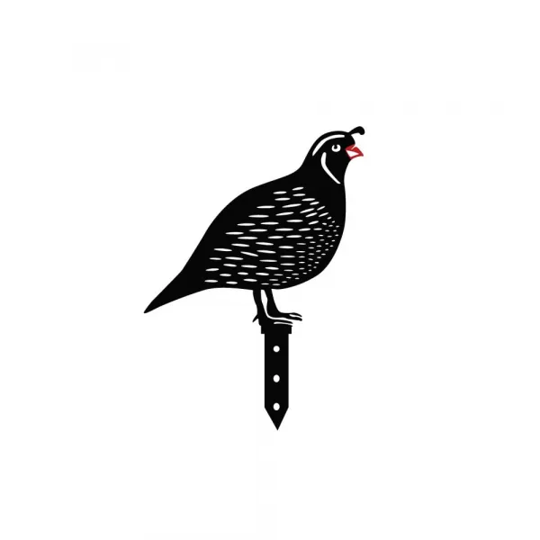 Súprava dekoratívnych kovových doplnkov do záhrady Quails