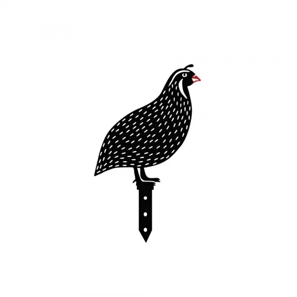 Súprava dekoratívnych kovových doplnkov do záhrady Quails