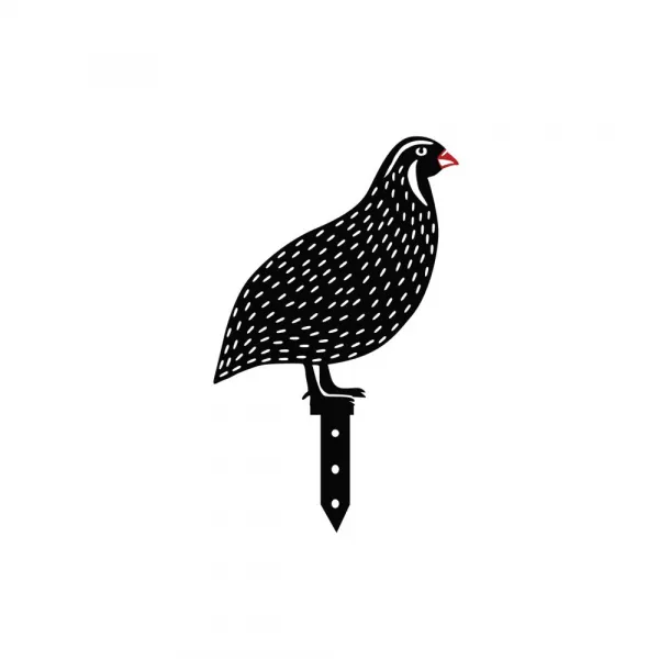 Súprava dekoratívnych kovových doplnkov do záhrady Quails