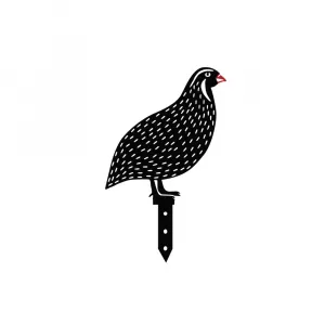 Súprava dekoratívnych kovových doplnkov do záhrady Quails