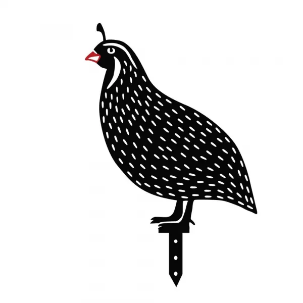 Súprava dekoratívnych kovových doplnkov do záhrady Quails
