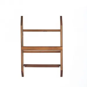 Wooden Shelf Spice Rack & Towel Hanger