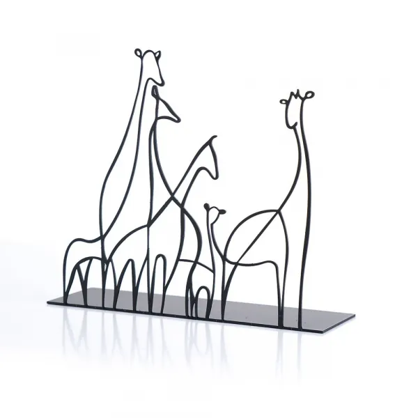Dekoratívny predmet Giraffa - Black