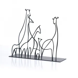 Dekoratívny predmet Giraffa - Black