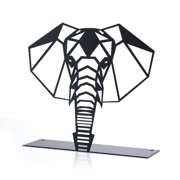 Dekoratívny predmet Elephant - Black