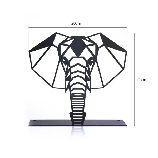 Dekoratívny predmet Elephant - Black