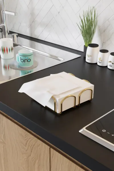 Napkin Holder Kare Peçetelik