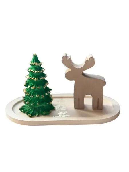Súprava dekoratívnych predmetov (2 kusy) Christmas Stone Set1
