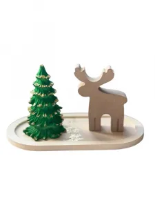 Súprava dekoratívnych predmetov (2 kusy) Christmas Stone Set1