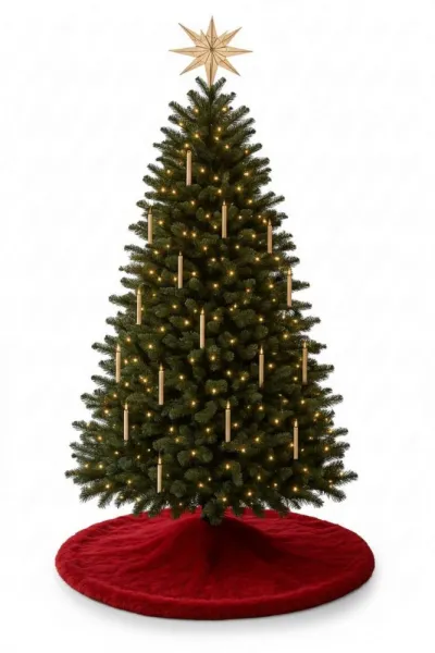 Christmas Tree Rug Yilbasi - Red 6