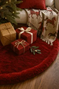Christmas Tree Rug Yilbasi - Red 6