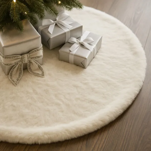 Christmas Tree Rug Yilbasi - Off White 6