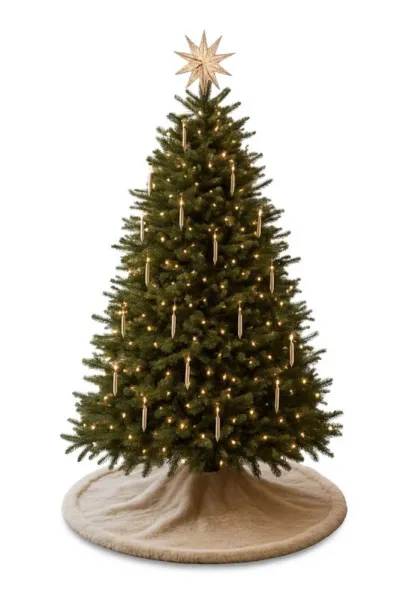 Christmas Tree Rug Yilbasi - Beige 6