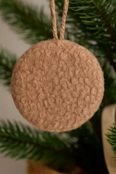 Christmas Ornament 3 Lu Set - Brown