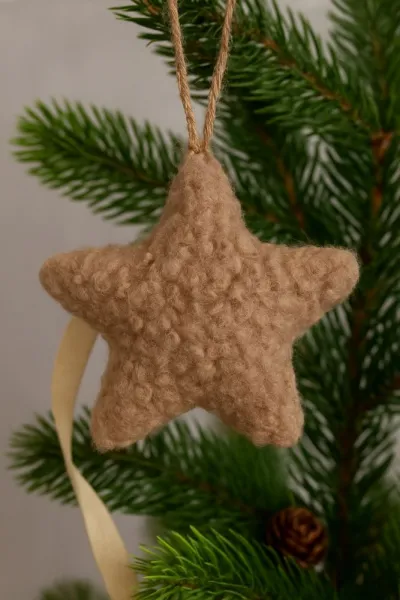 Christmas Ornament 3 Lu Set - Brown
