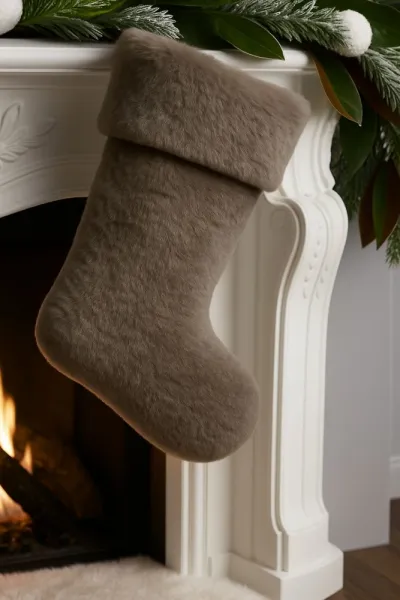 Christmas Stocking Pelush - Grey