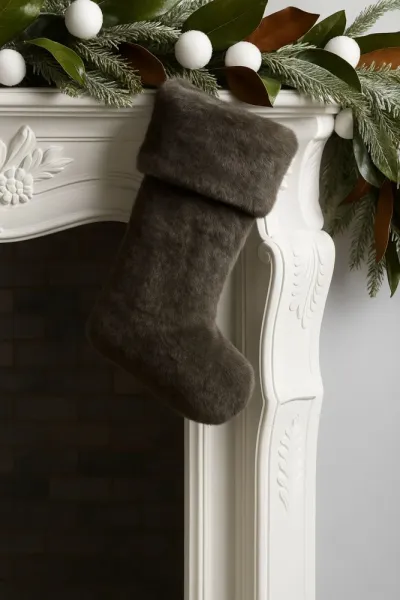 Christmas Stocking Pelush - Grey
