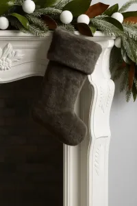Christmas Stocking Pelush - Grey