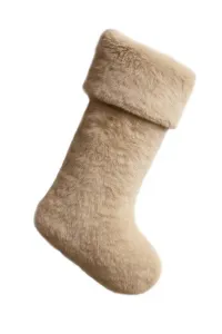 Christmas Stocking Pelush - Beige