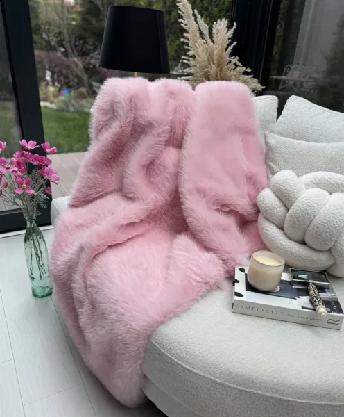 Prehoz na pohovku Lolita 200x75 - Pink