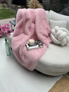 Prehoz na pohovku Lolita 200x75 - Pink