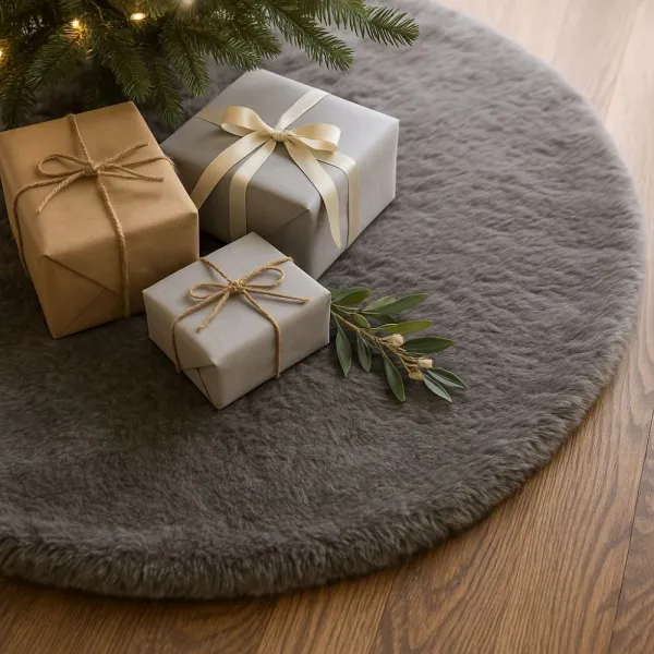 Christmas Tree Rug Yilbasi - Grey 8