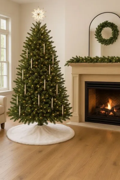 Christmas Tree Rug Yilbasi -Off White 8