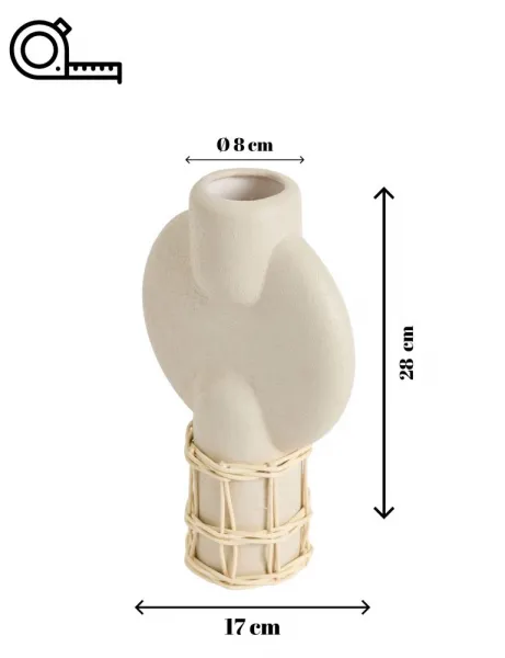 Vase Cylinder Terracota