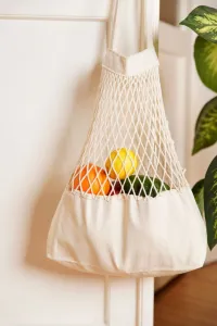 Net Bag File Big - Natural Beige