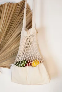 Net Bag File Big - Natural Beige